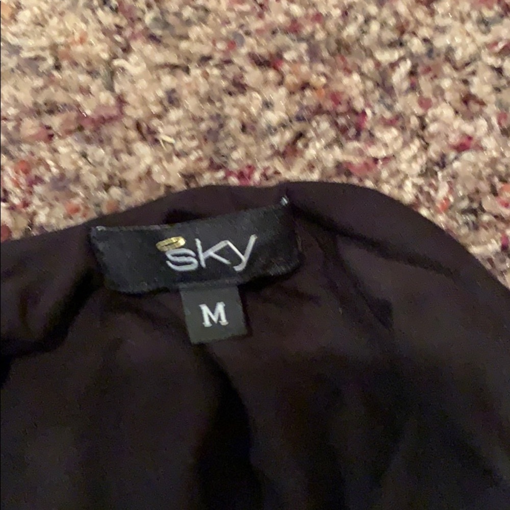 Sky elegant evening top